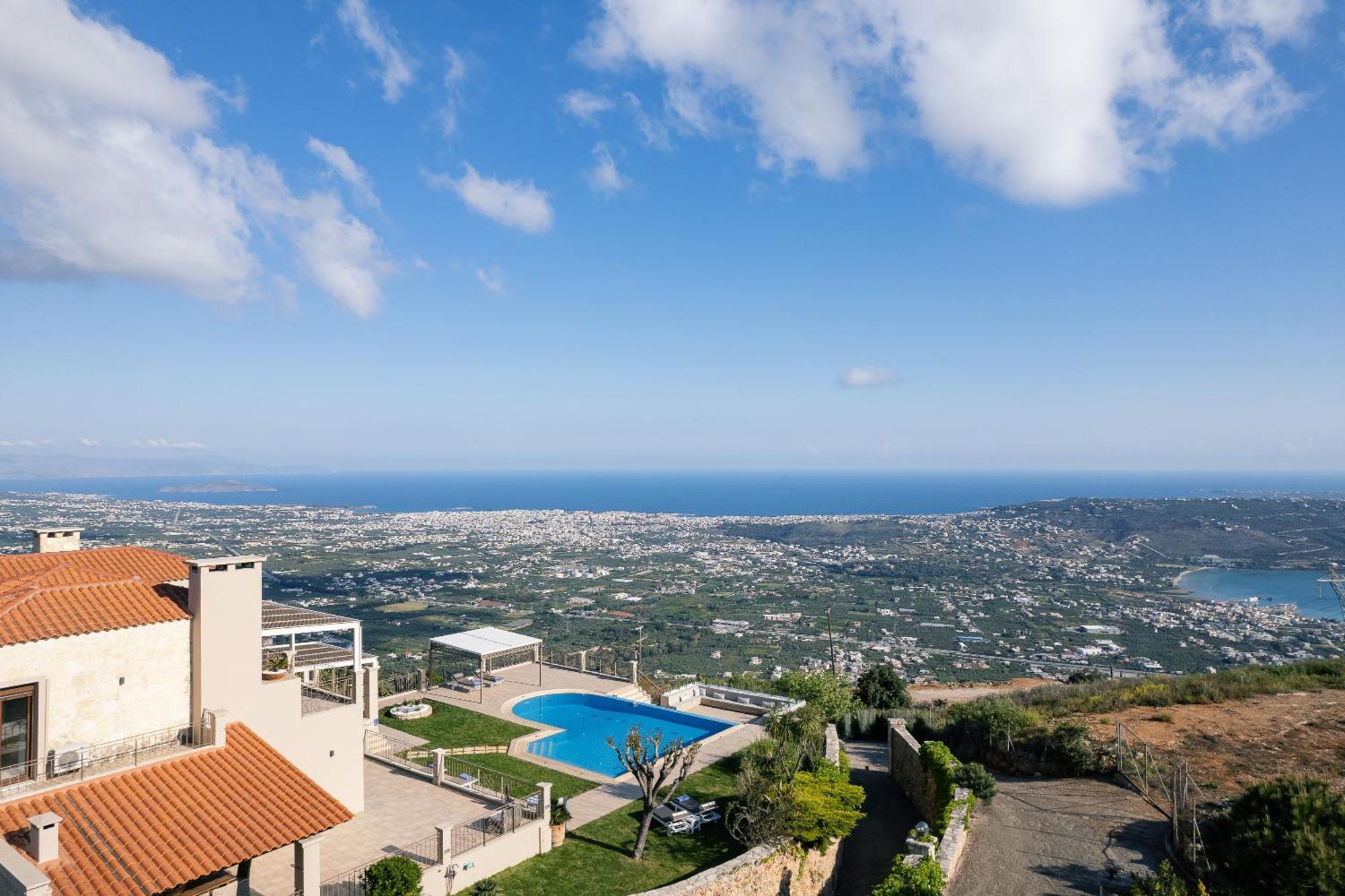 Villa Golden Hill La Canea Exterior foto